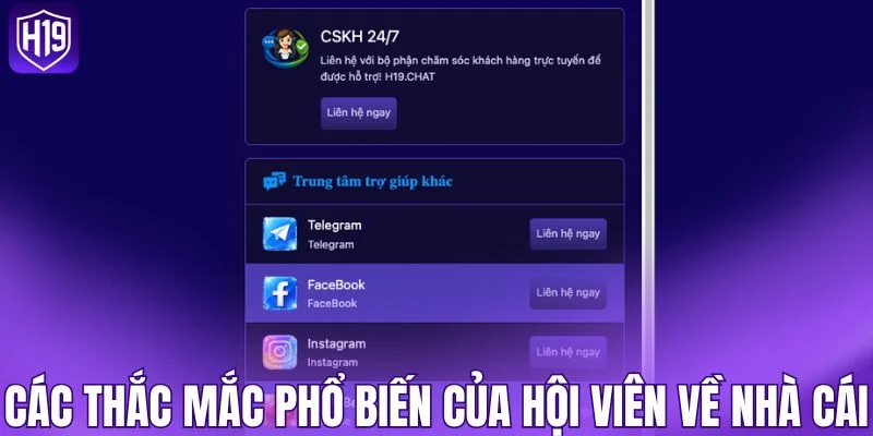 Các thắc mắc phổ biến của hội viên về nhà cái