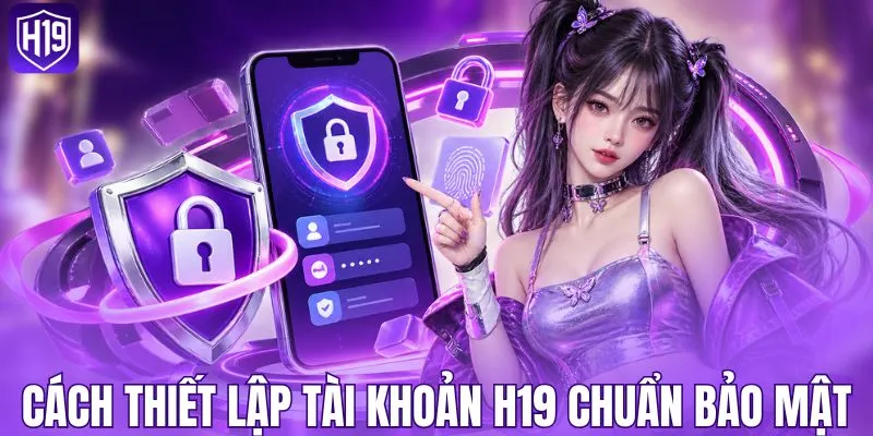 Cách thiết lập tài khoản H19 chuẩn bảo mật