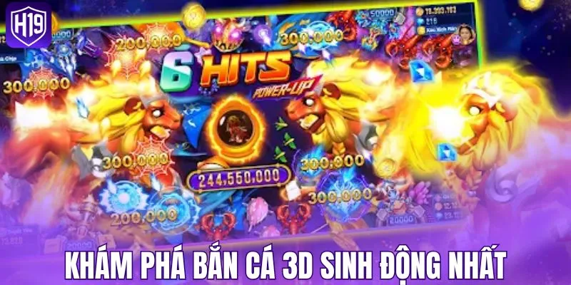 Khám phá đại dương bắn cá 3D sinh động nhất