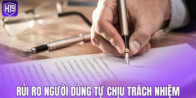 Những rủi ro nào người sử dụng phải tự chịu trách nhiệm?